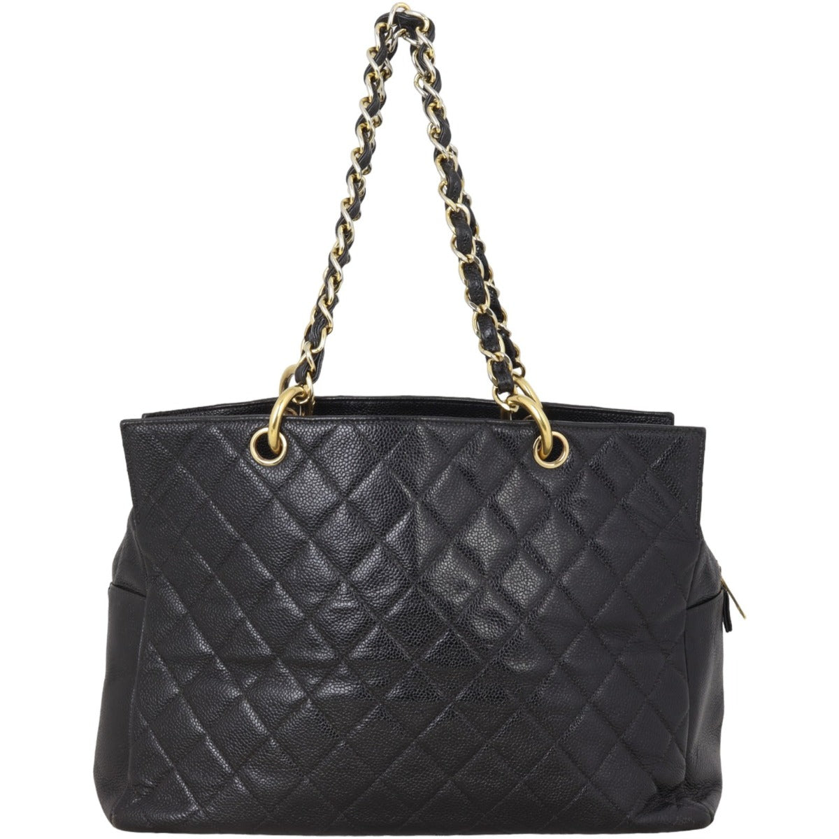 Chanel Grand Timeless Shopping Tote Black Tote Bag