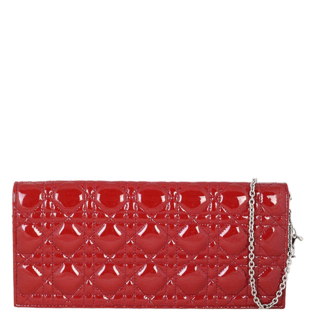 Dior Crossbody Bag Lady Cannage Pouch 2 Patent Shoulder Bag