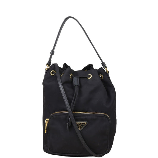 Prada Bag Duet Tessuto Nylon Bucket Bucket Bag