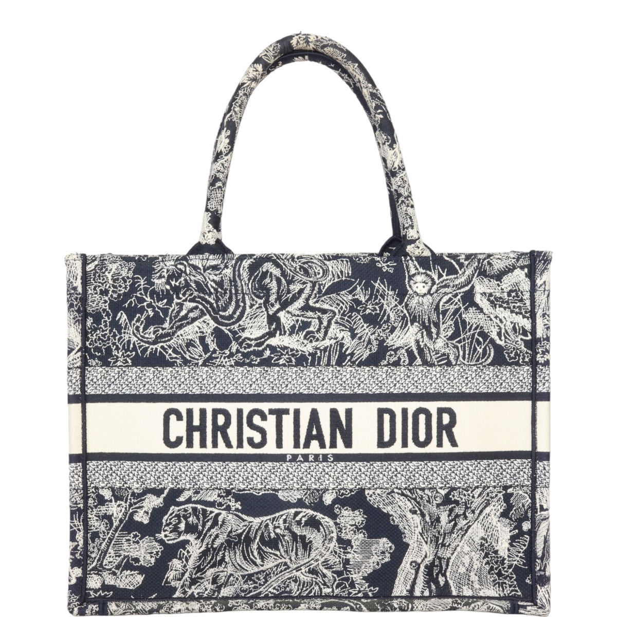 Dior Tote Bag Book Tote Toile de Jouy Reverse Canvas Medium Jouy Reverse 2