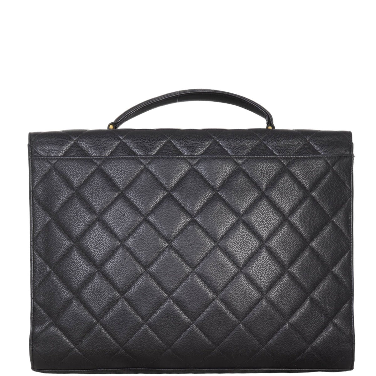 Chanel CC Briefcase Handbag Quilted