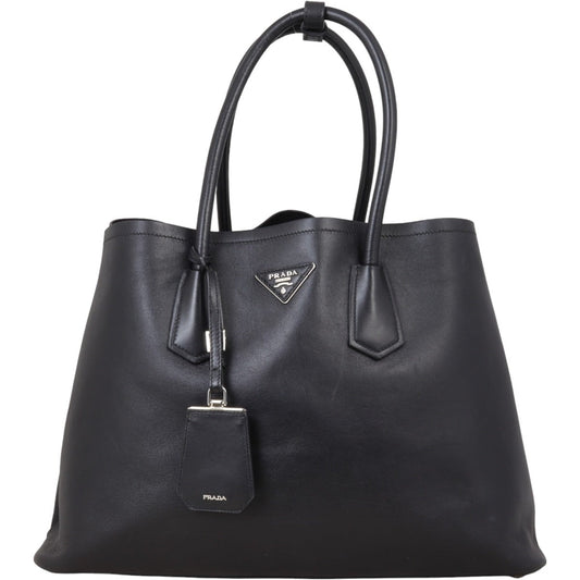 Prada City Calf Double Bag Large Travel Bag