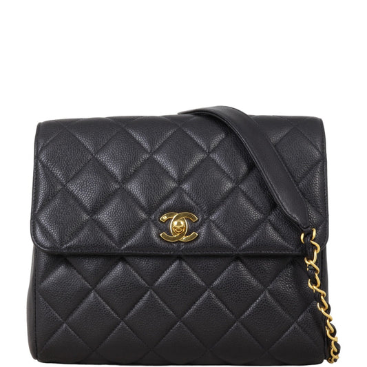 Chanel CC Single Bag Black Flap Handbag