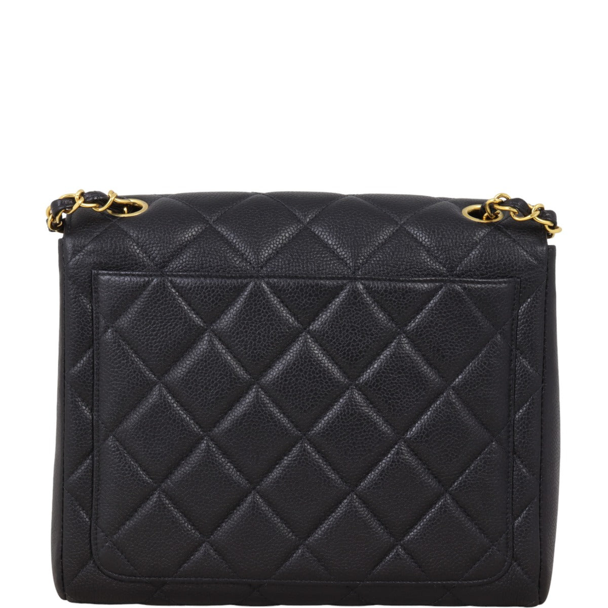 Chanel CC Single Bag Black Flap Handbag