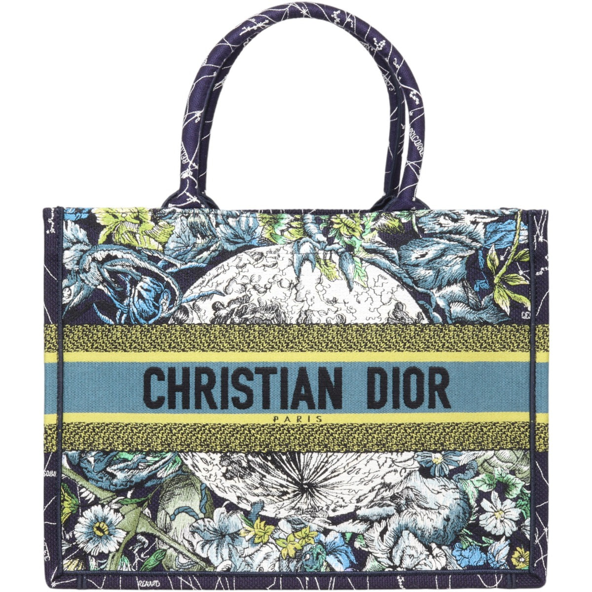 Dior Tote Bag Book Tote Constellation Canvas Medium