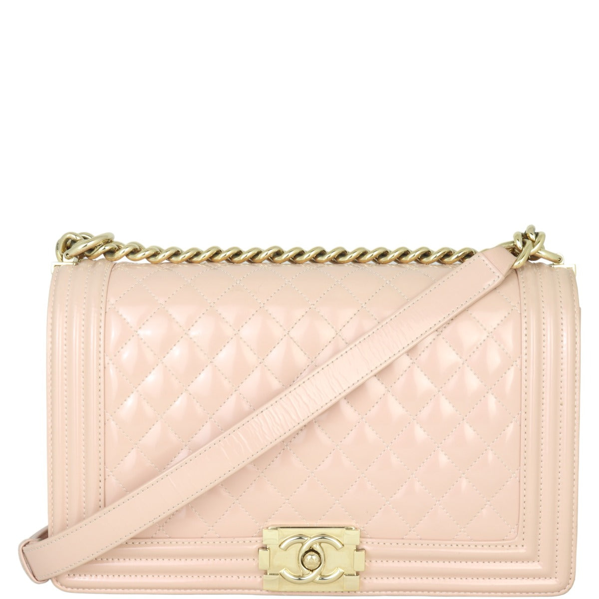 Chanel Boy New Patent Handbag Medium