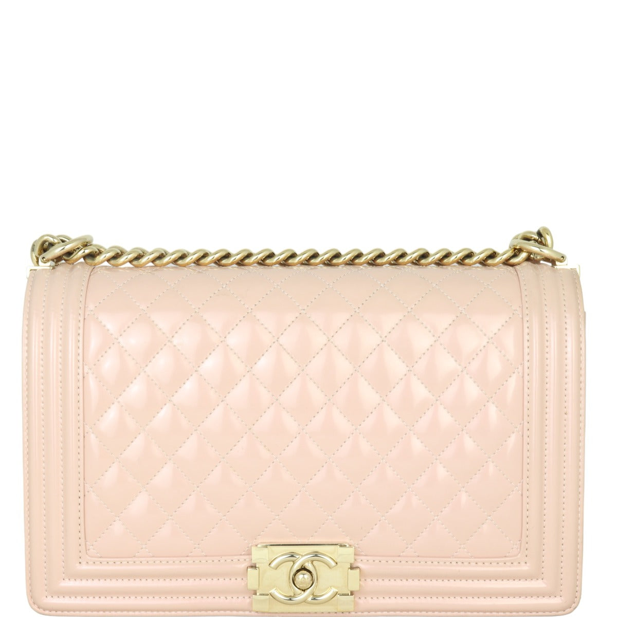 Chanel Boy New Patent Handbag Medium