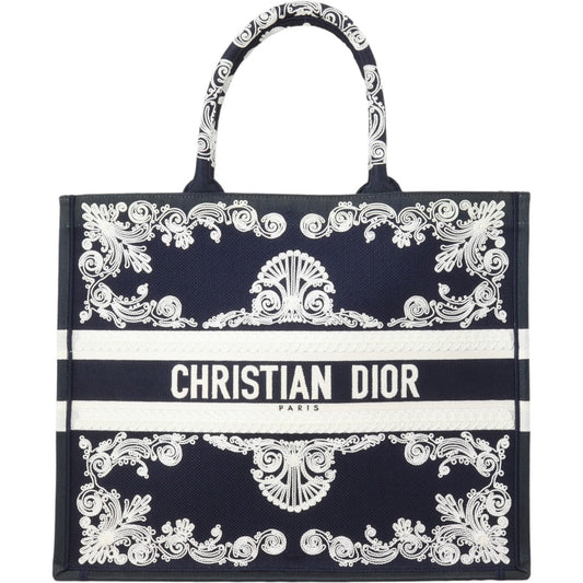Dior Tote Bag Book Tote Cornely Canvas Large Embroidered