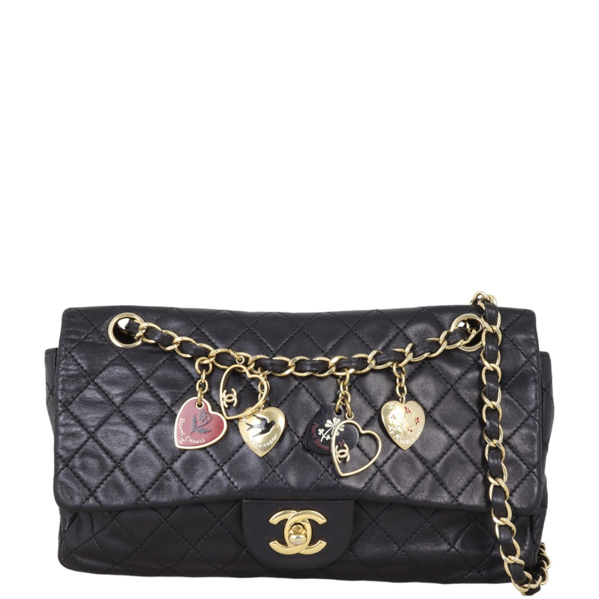 Chanel Valentine Flap Bag Quilted Black Crossbody Bag