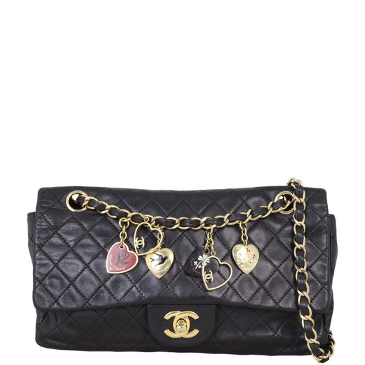 Chanel Valentine Flap Bag Quilted Black Crossbody Bag