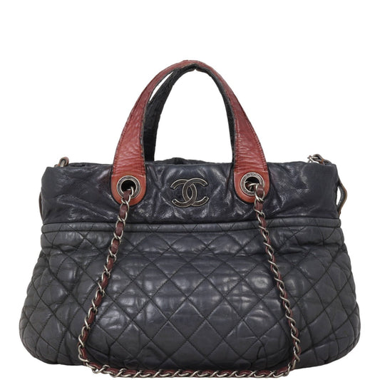 Chanel In The Mix Tote Bag Black Large