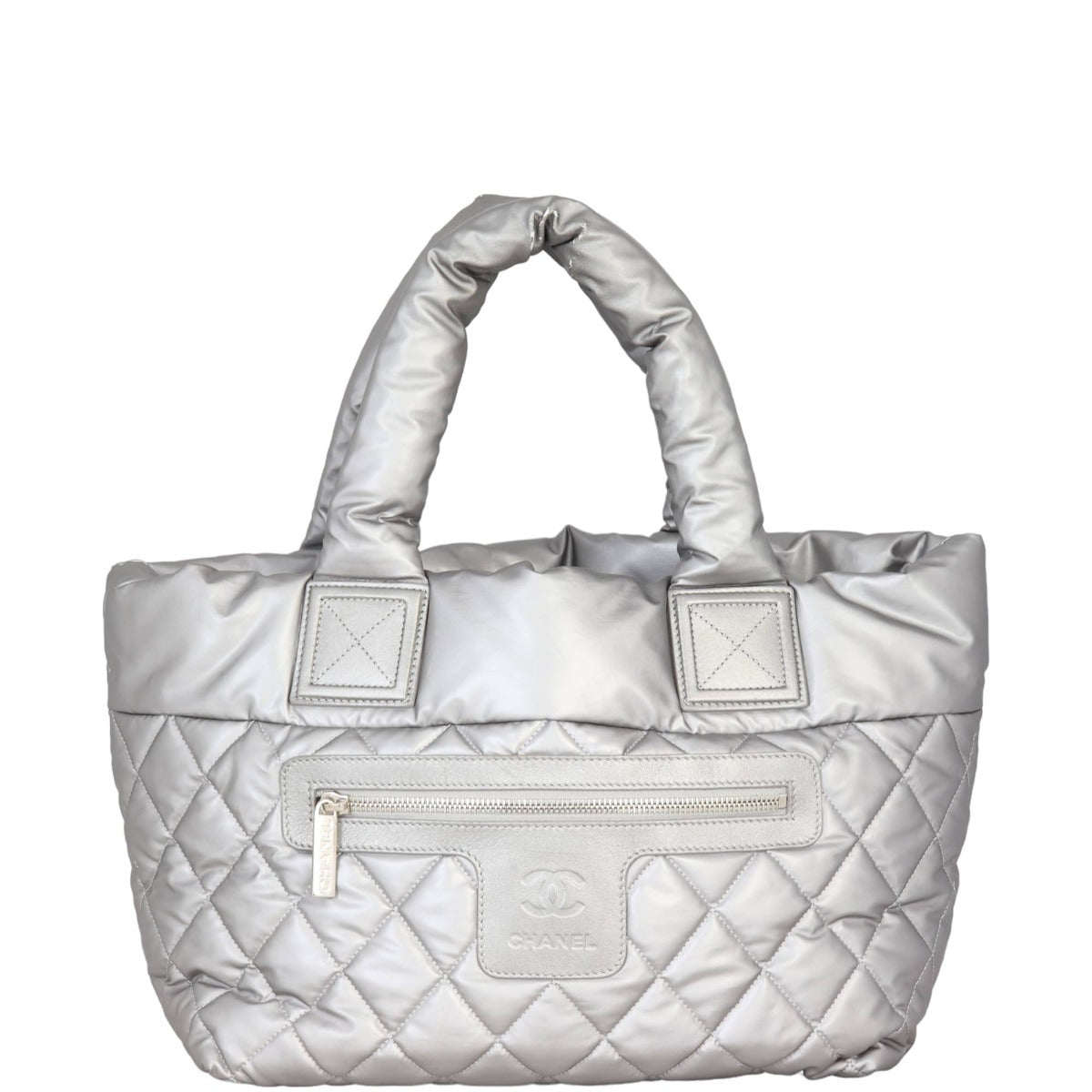 Chanel Coco Cocoon Reversible Tote Grey Tote Bag