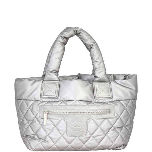 Chanel Coco Cocoon Reversible Tote Grey Tote Bag
