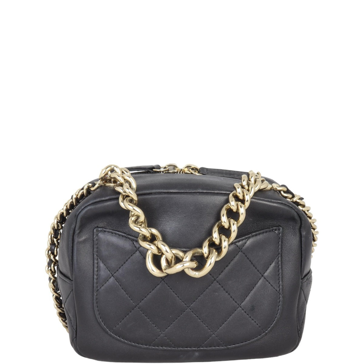 Chanel CC Studded Camera Bag Chain Handbag