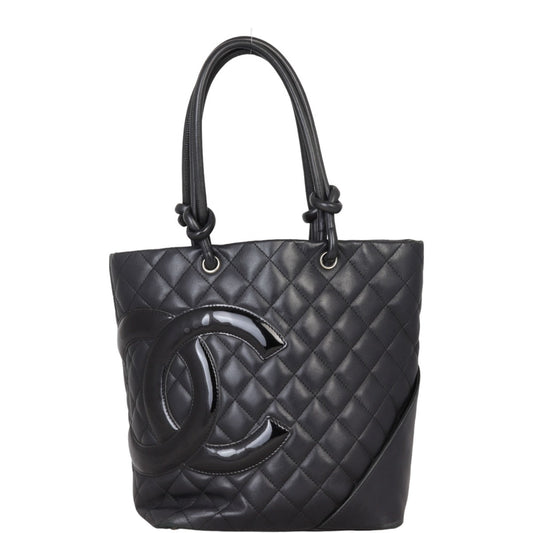 Chanel Ligne Cambon Tote Lambskin Tote Bag