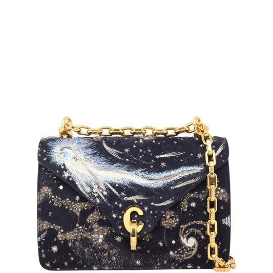 Dior CEst I Feel Bag Blue Flap Travel Bag