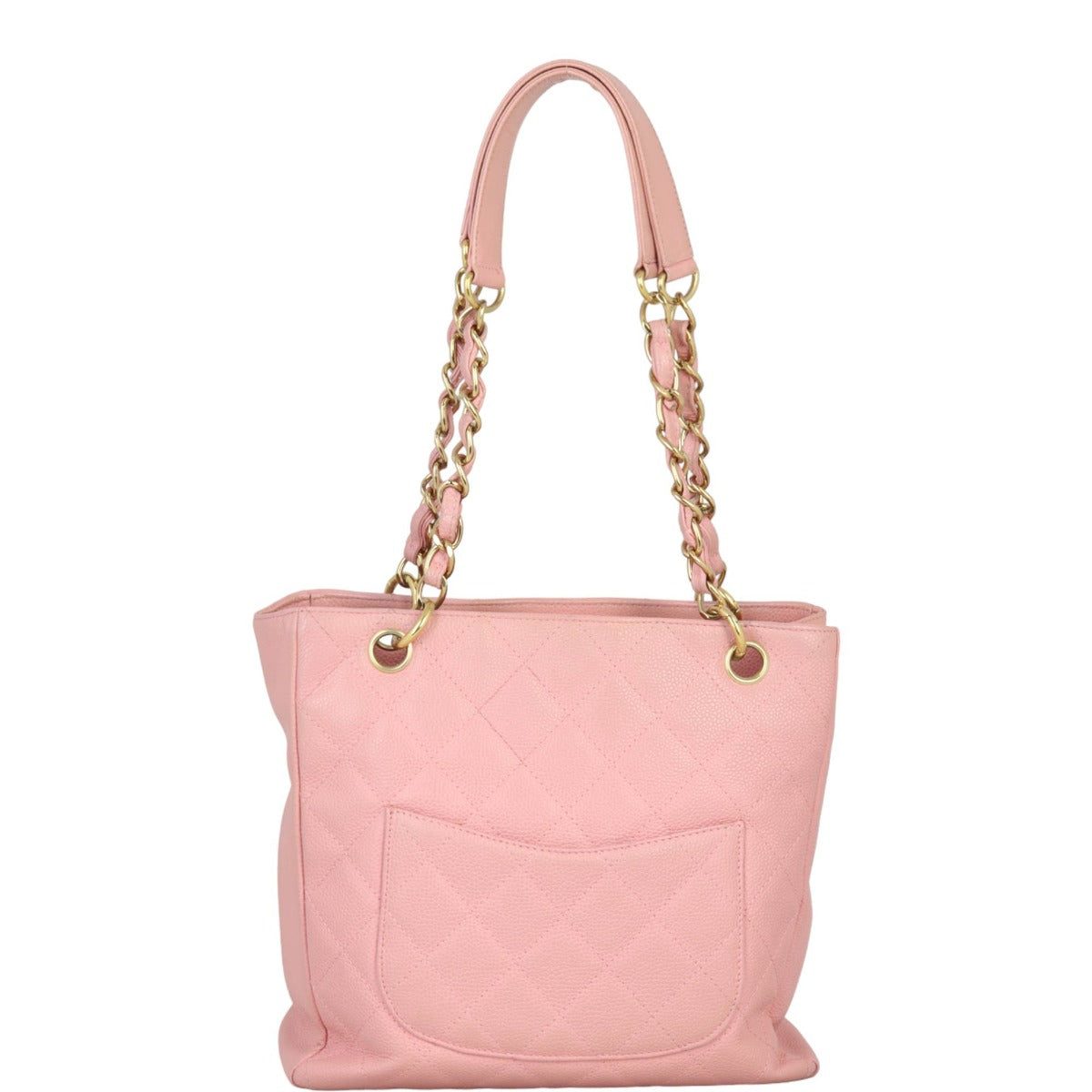 Chanel Petite Shopping Tote Light Caviar Pink Tote Bag