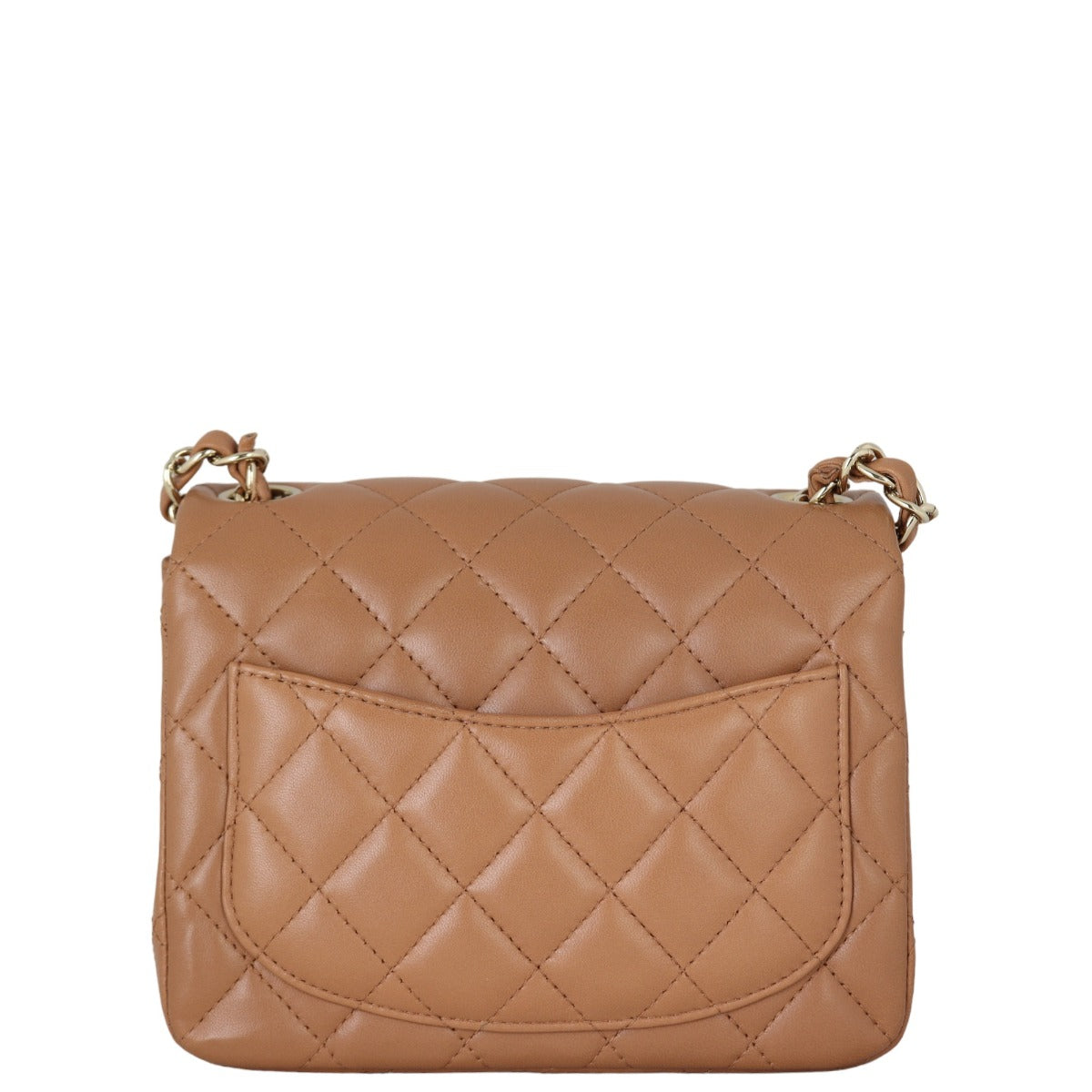 Chanel Classic Square Caramel Handbag Brown Mini Mini Bag
