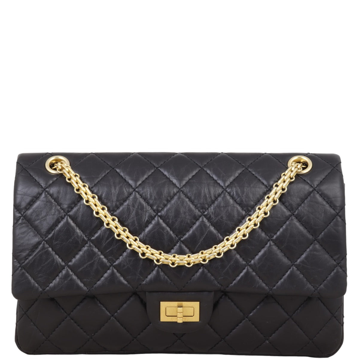Chanel 2.55 Reissue 226 Double Bag 22 Series Flap Handbag