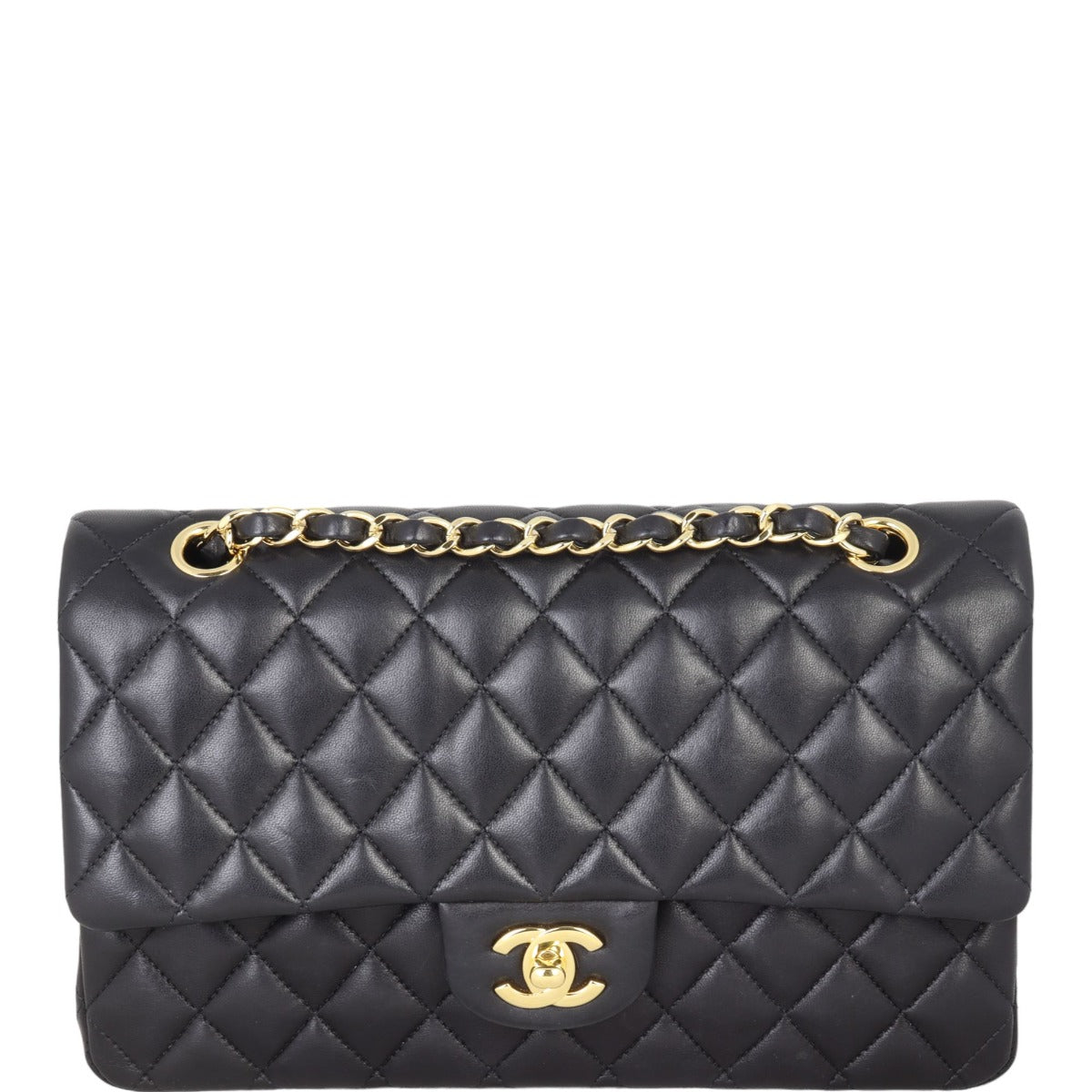 Chanel Classic Double 19 Series Handbag Medium Flap
