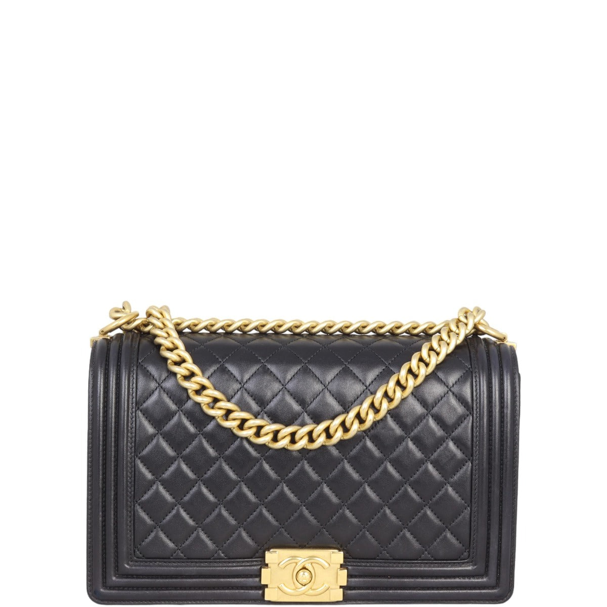 Chanel Boy New 23 Series Handbag Black Medium