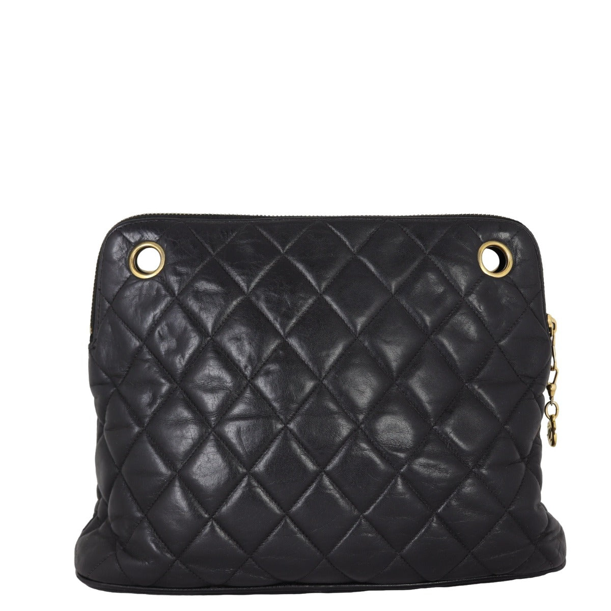 Chanel CC Tote Bag Lambskin Quilted