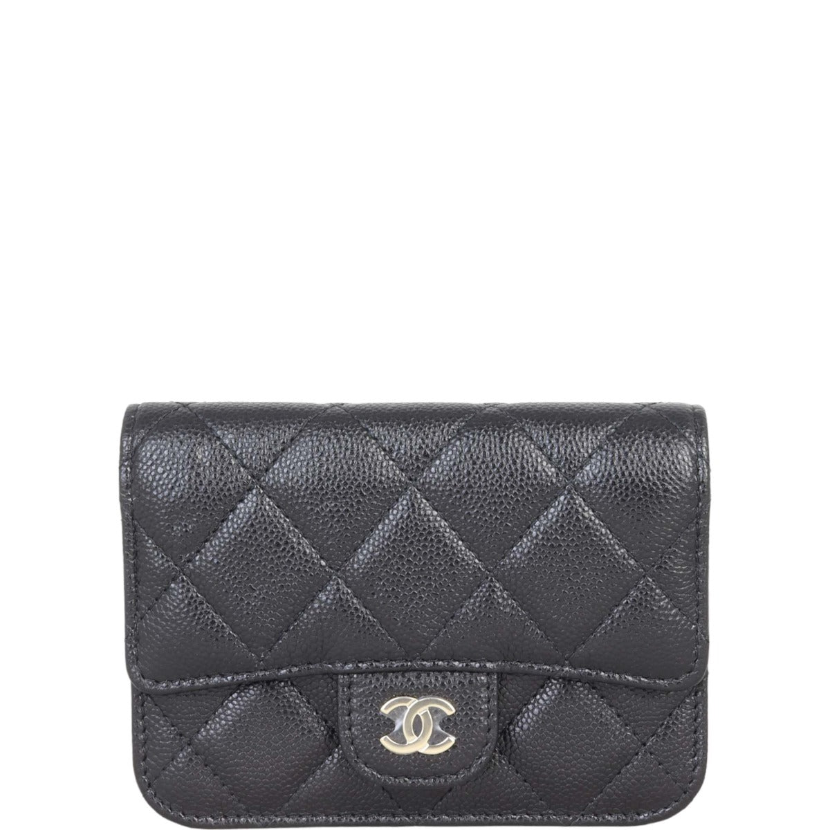 Chanel Single Flap Clutch with Black Small Clutch Bag