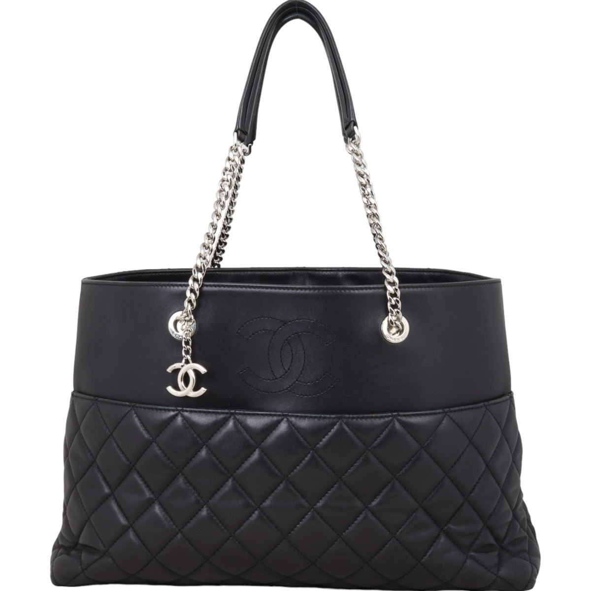 Chanel Urban Delight Shopping Tote Diamond Black Tote Bag