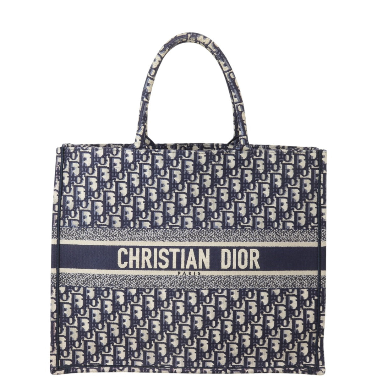 Dior Tote Bag Book Tote Oblique 4 Canvas Large