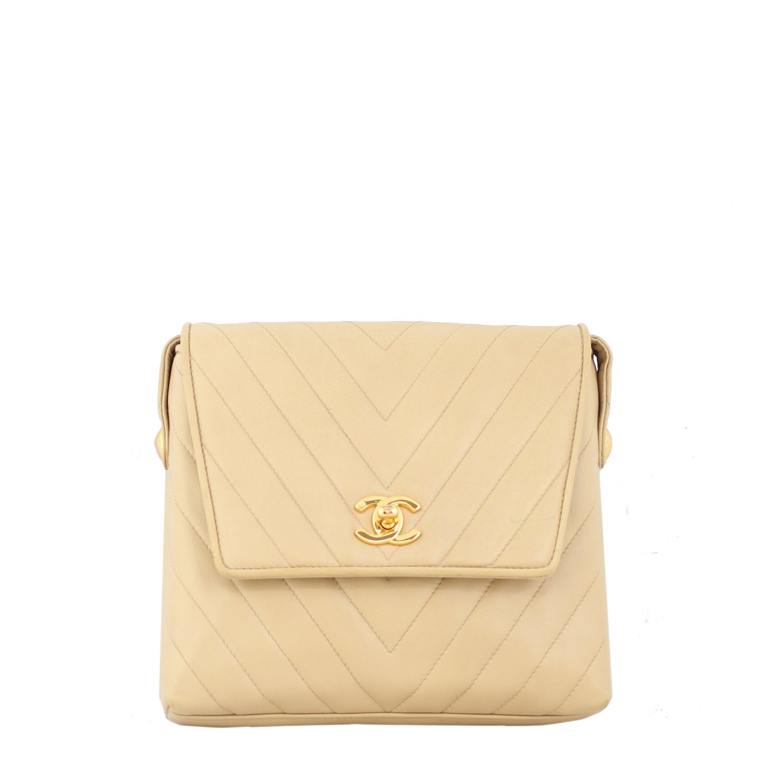 Chanel Chevron Box Handbag Flap