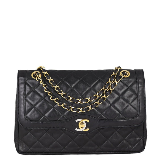 Chanel Two Tone CC Double Handbag Flap
