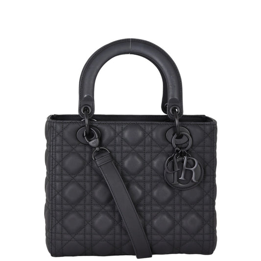 Dior Lady Ultramatte Handbag Medium Travel Bag