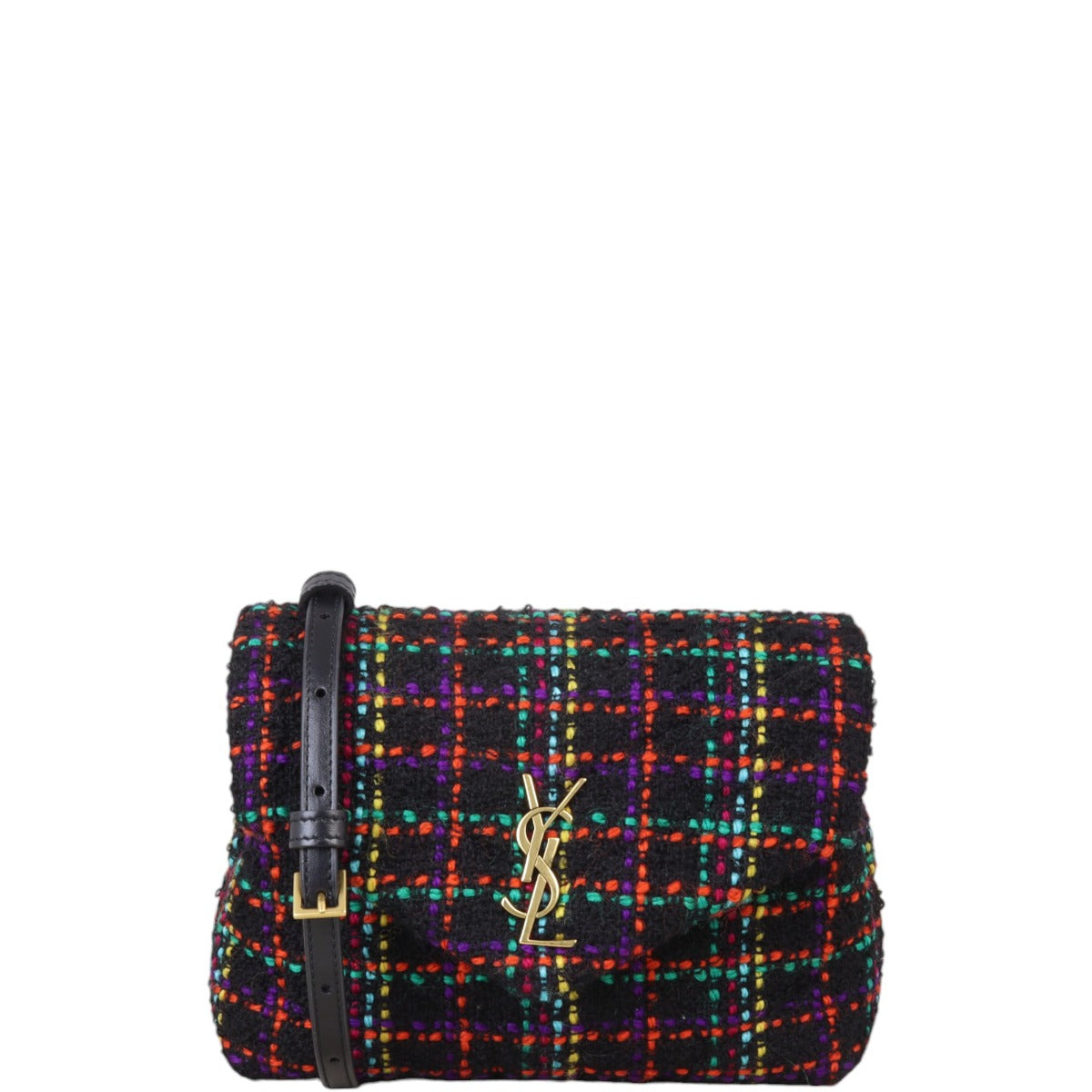 YSL Saint Laurent Saint Laurent Loulou Toy Tweed Crossbody Bag