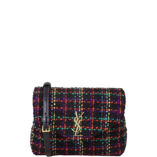 YSL Saint Laurent Saint Laurent Loulou Toy Tweed Crossbody Bag