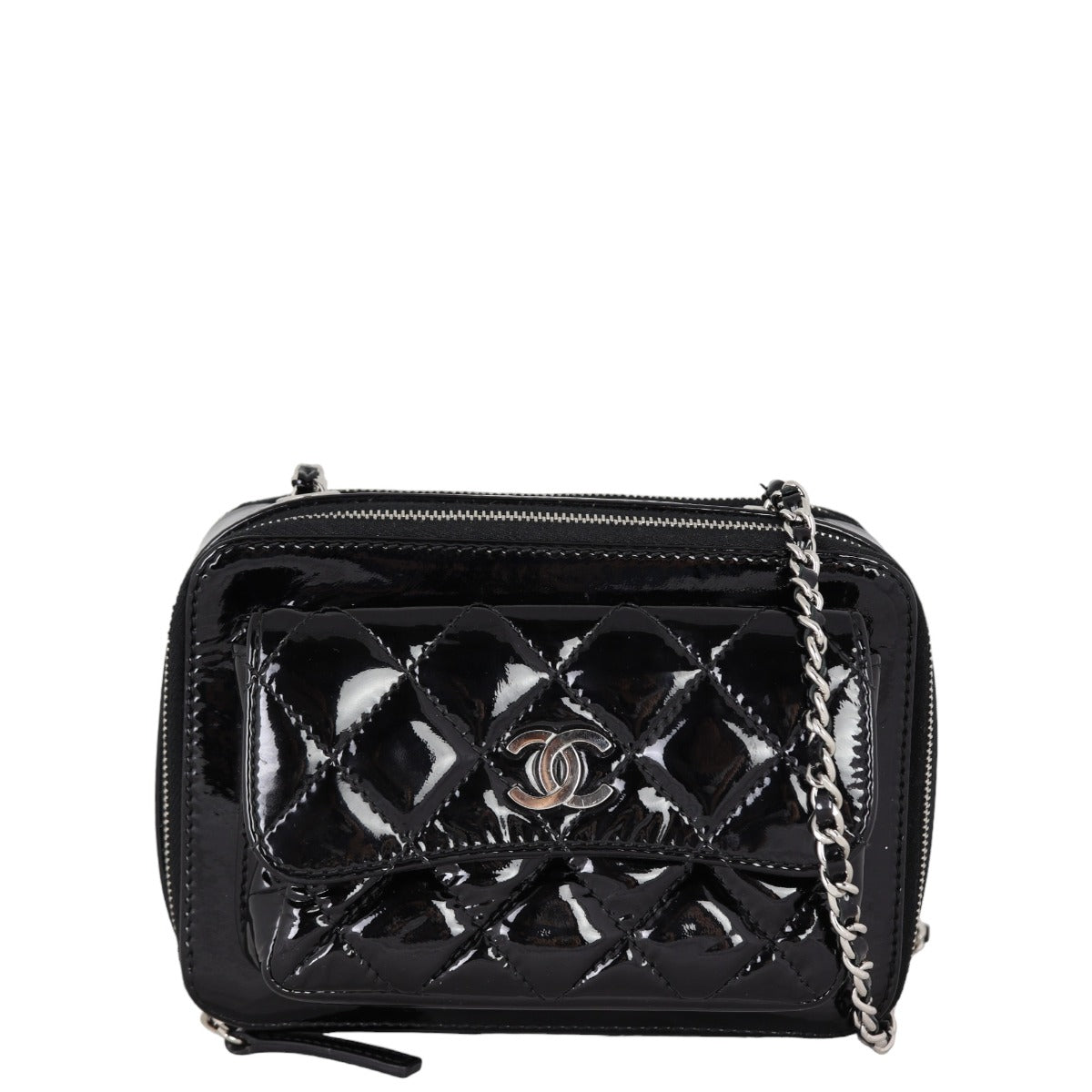 Chanel Pocket Box Camera Bag Black Mini Mini Bag