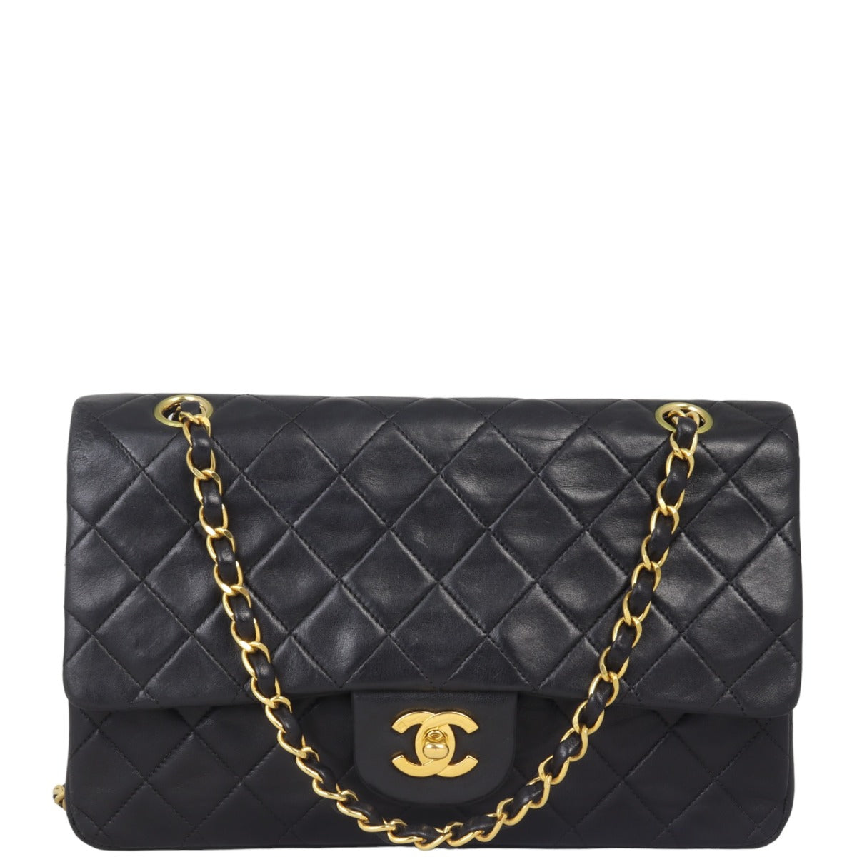 Chanel Classic Double 4 Series Handbag Medium Flap