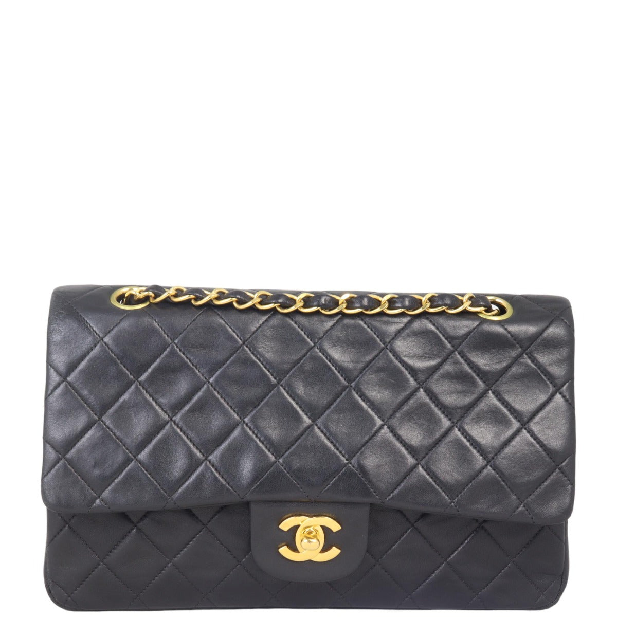 Chanel Classic Double 4 Series Handbag Medium Flap
