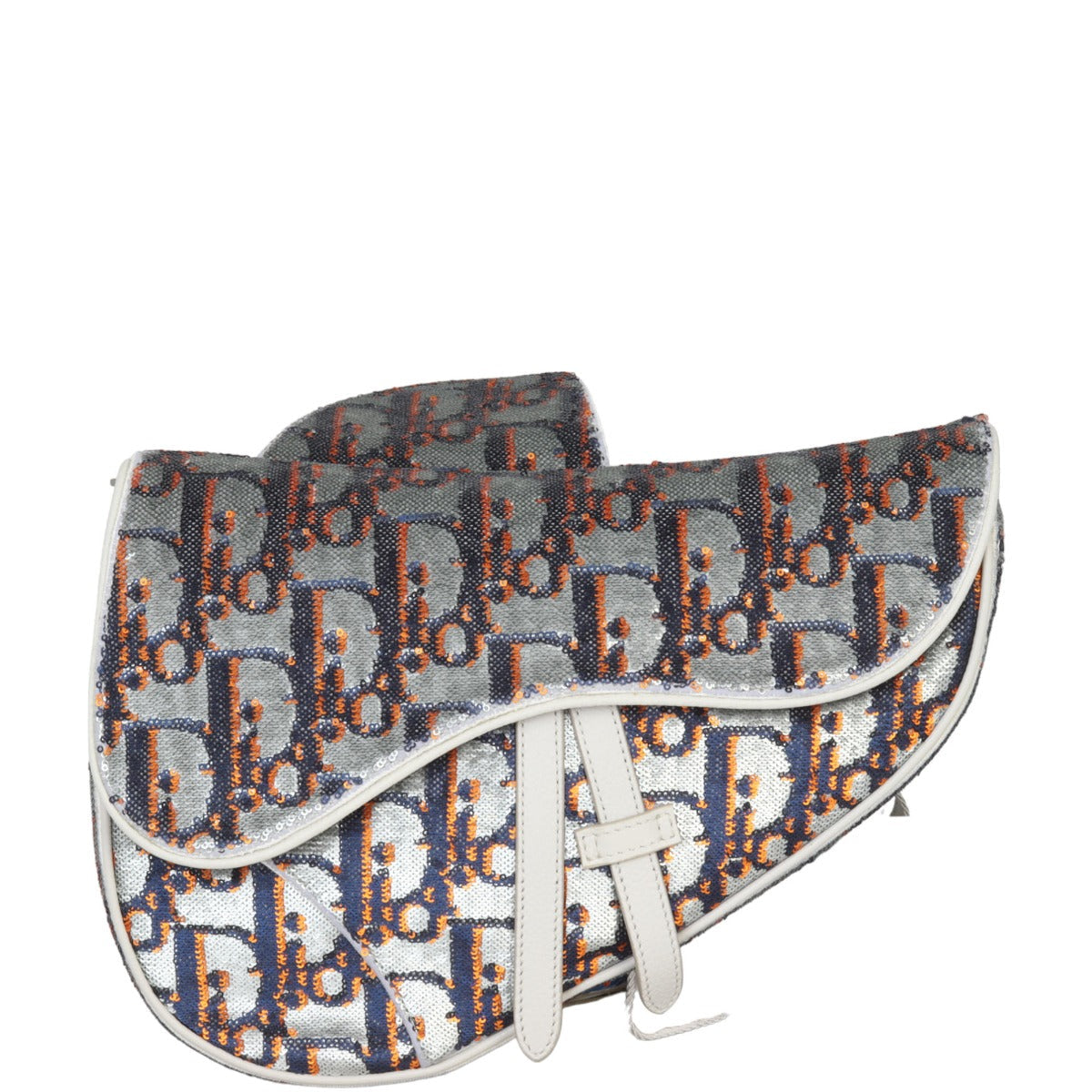 Dior Saddle Sling Sequins Handbag Travel Bag