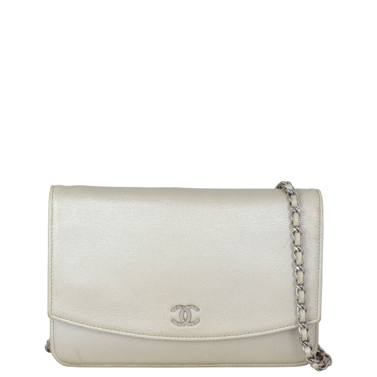 Chanel Sevruga Wallet on Handbag Chain