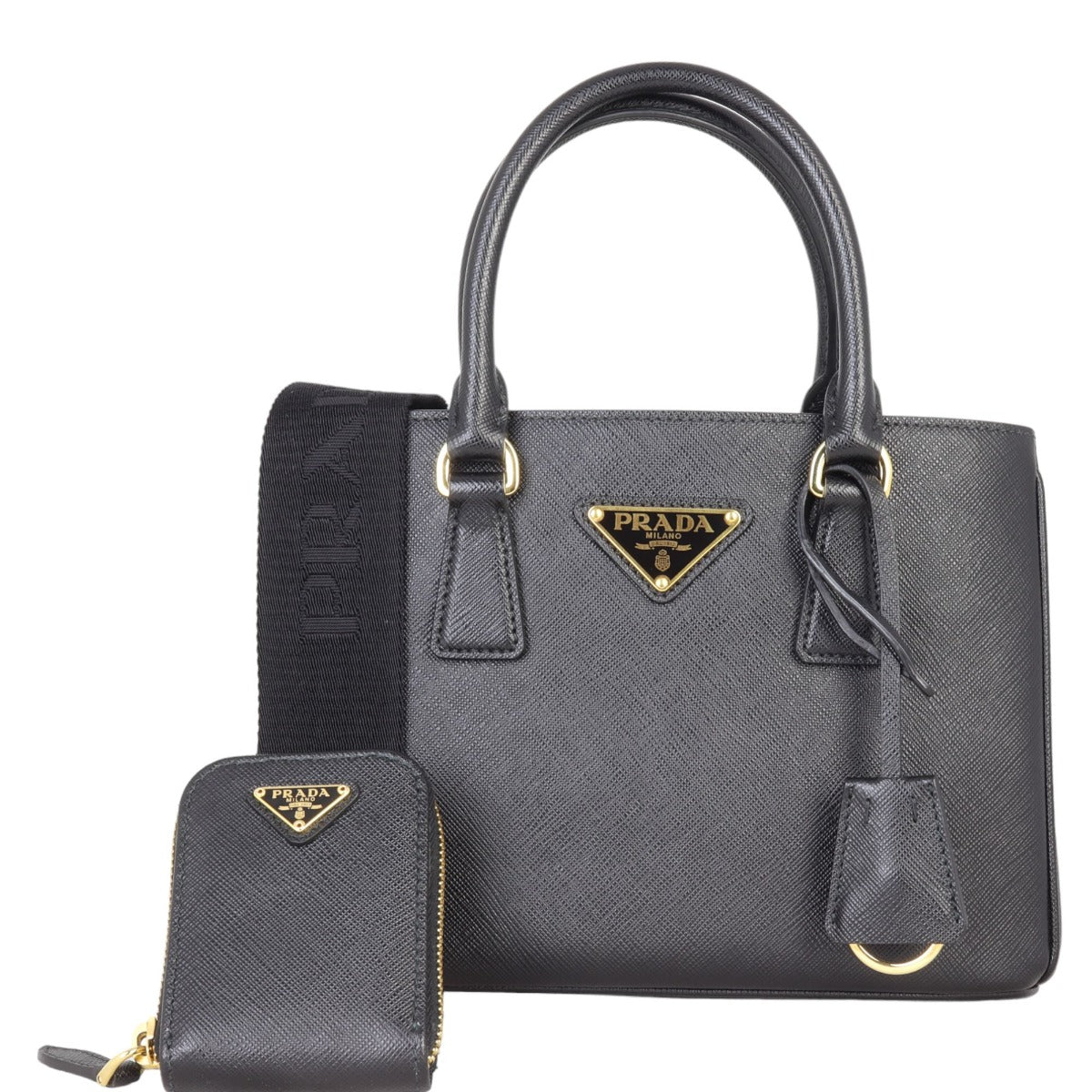 Prada Re Edition Saffiano Galleria Tote Micro Handbag Tote Bag
