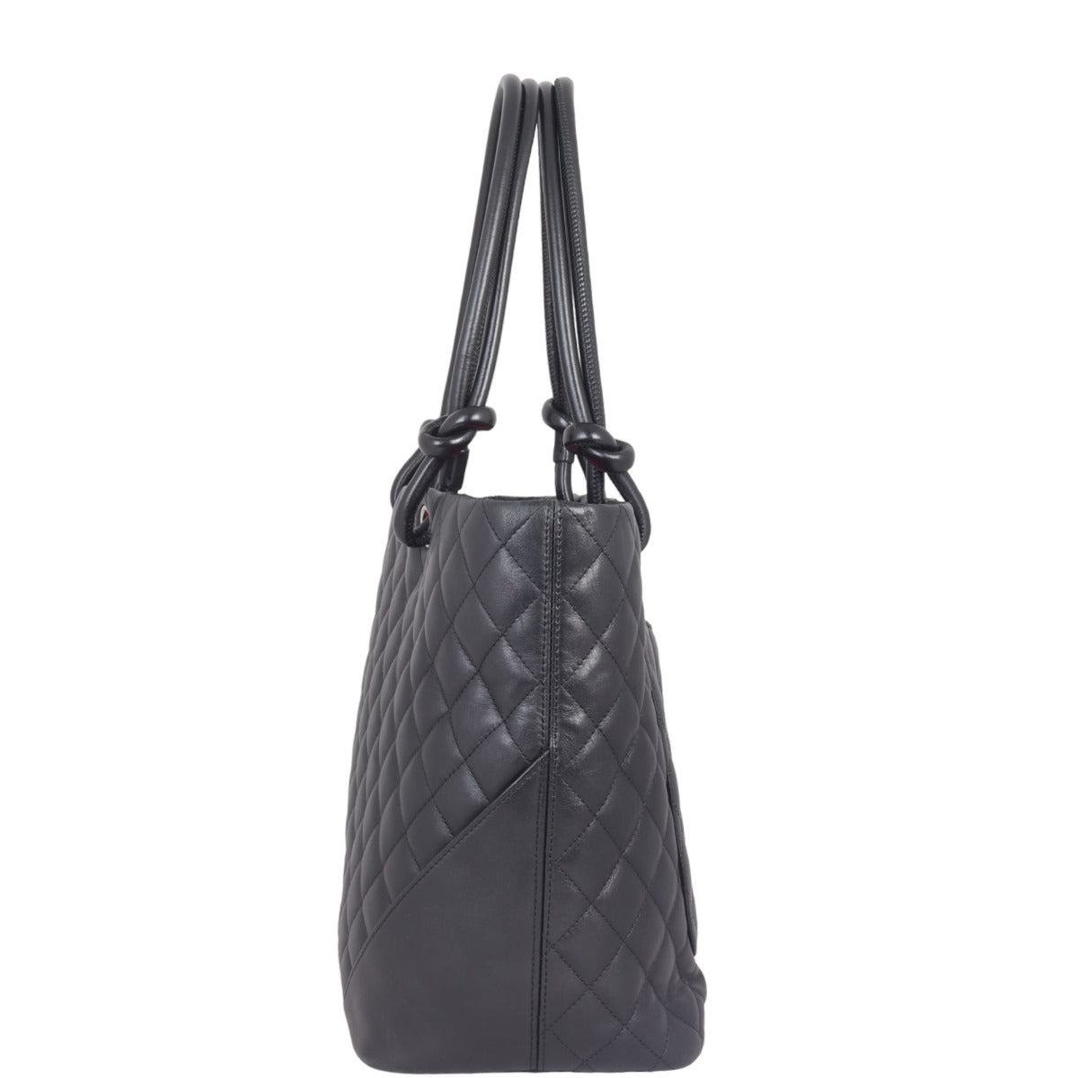 Chanel Ligne Cambon Tote Black Large Tote Bag