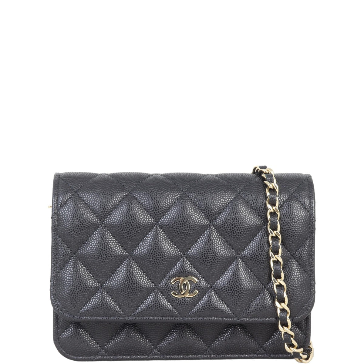 Chanel Wallet on Handbag Black Mini Mini Bag
