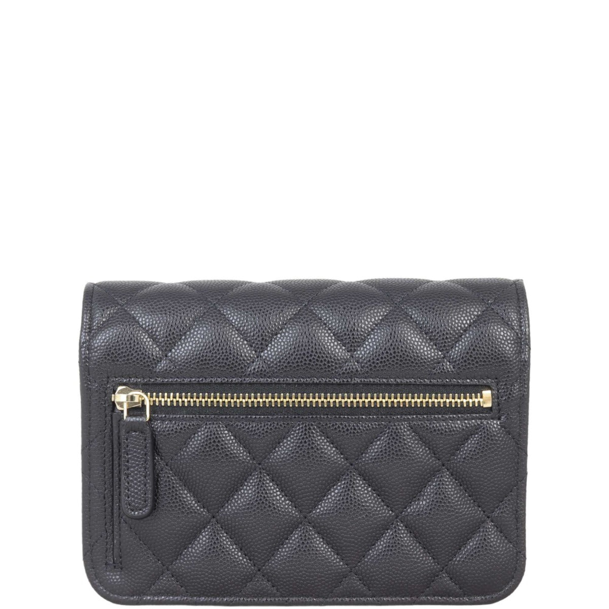 Chanel Wallet on Handbag Black Mini Mini Bag