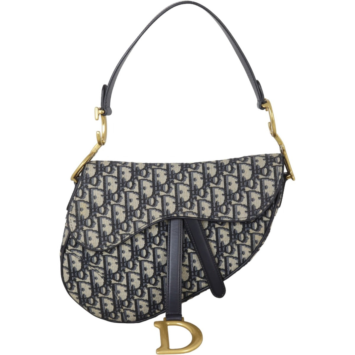 Dior Saddle Bag With Strap Oblique Travel Bag