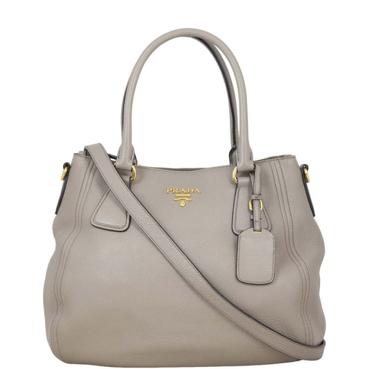 Prada Tote Bag Daino Tote 7 Vitello Gray