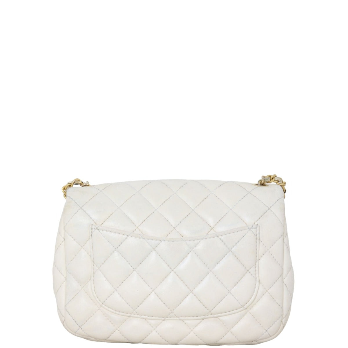 Chanel Coco de Toi Square Bag White Flap Handbag