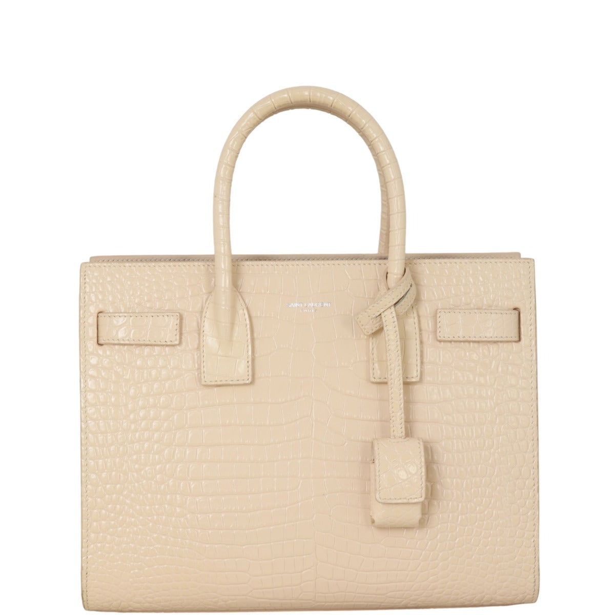 YSL Saint Laurent Saint Laurent Sac De Jour Baby Croc Travel Bag
