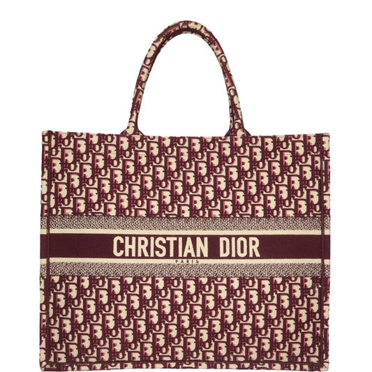 Dior Tote Bag Oblique Book Tote 2 Canvas Large