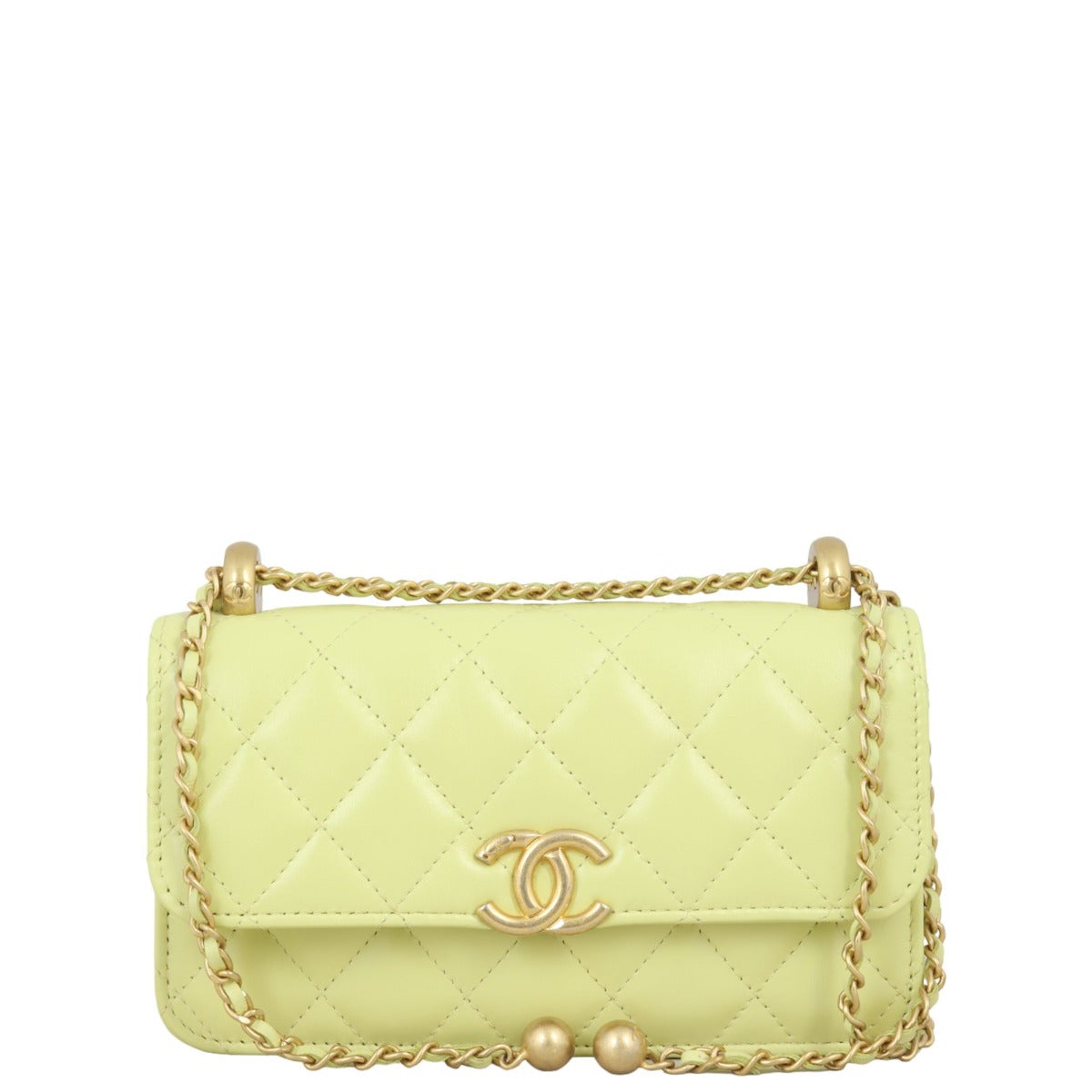Chanel Pearl Crush Wallet on Handbag Chain