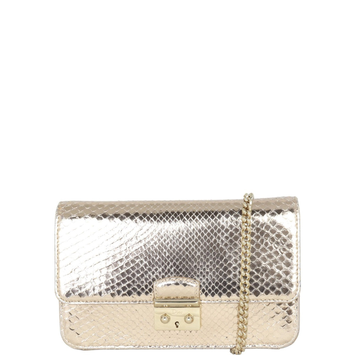 Dior Crossbody Bag Miss Promenade Pouch Python Shoulder Bag